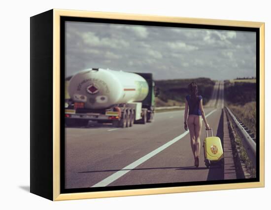 The Road....-Igor Baranyuk-Framed Premier Image Canvas