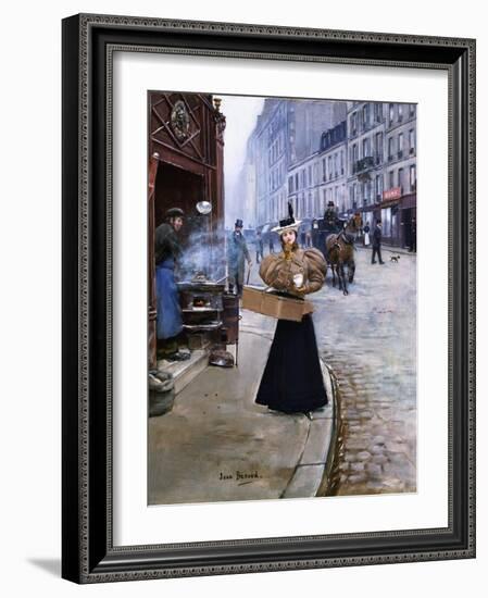 The Roasted Chestnut Seller-Jean Béraud-Framed Giclee Print