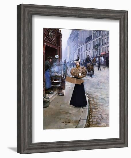 The Roasted Chestnut Seller-Jean Béraud-Framed Giclee Print