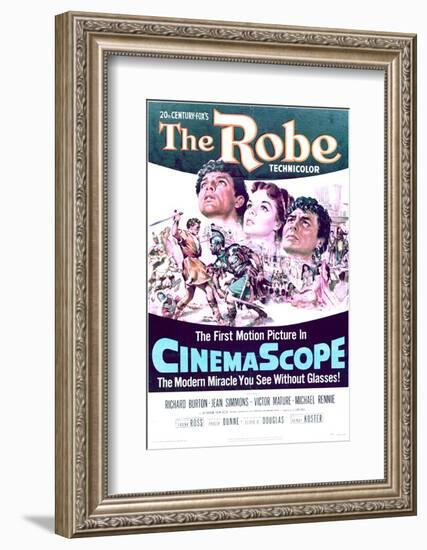 The Robe - Movie Poster Reproduction-null-Framed Photo