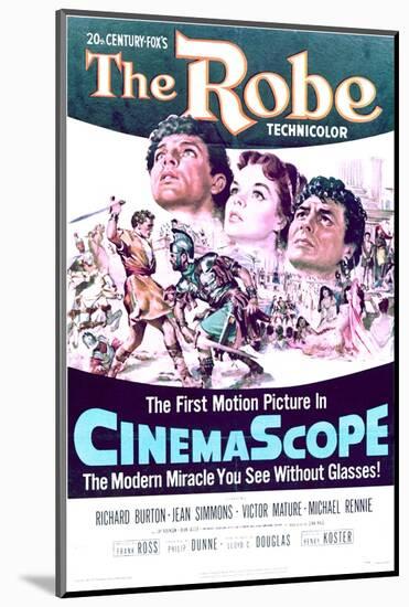 The Robe - Movie Poster Reproduction-null-Mounted Photo