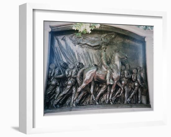 The Robert Gould Shaw-Augustus Saint-gaudens-Framed Giclee Print