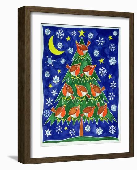 The Robin's Chorus-Cathy Baxter-Framed Giclee Print