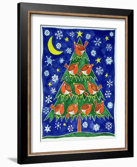 The Robin's Chorus-Cathy Baxter-Framed Giclee Print