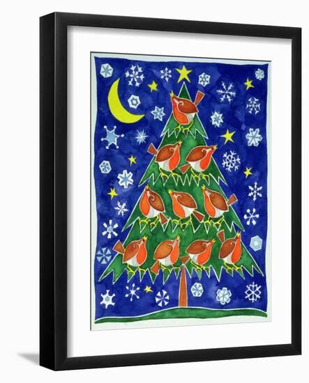 The Robin's Chorus-Cathy Baxter-Framed Giclee Print