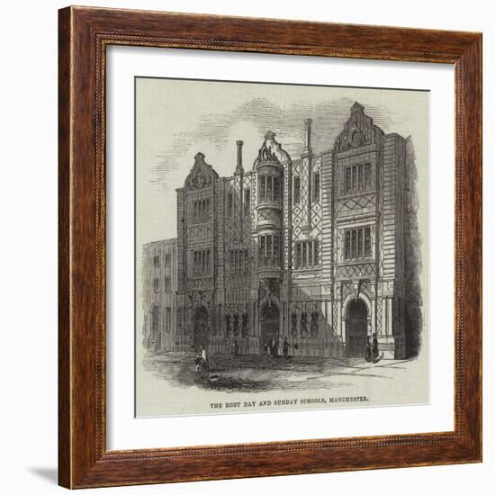 The Roby Day and Sunday Schools, Manchester-null-Framed Giclee Print