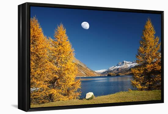 The Rock And The Moon-Philippe Sainte-Laudy-Framed Premier Image Canvas