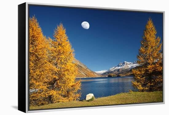 The Rock And The Moon-Philippe Sainte-Laudy-Framed Premier Image Canvas