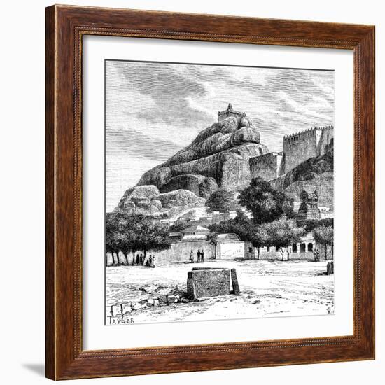 The Rock Fort Temple of Tiruchirapalli, India, 1895-Taylor-Framed Giclee Print