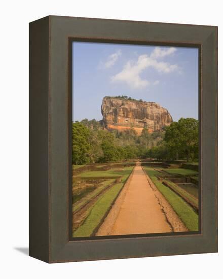 The Rock Fortress of Sigiriya (Lion Rock), Unesco World Heritage Site, Sri Lanka, Asia-Gavin Hellier-Framed Premier Image Canvas