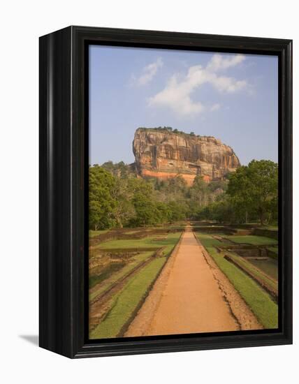 The Rock Fortress of Sigiriya (Lion Rock), Unesco World Heritage Site, Sri Lanka, Asia-Gavin Hellier-Framed Premier Image Canvas