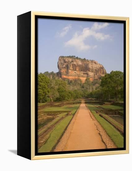 The Rock Fortress of Sigiriya (Lion Rock), Unesco World Heritage Site, Sri Lanka, Asia-Gavin Hellier-Framed Premier Image Canvas