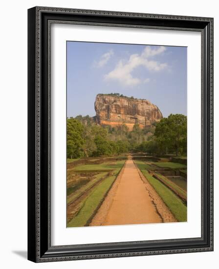 The Rock Fortress of Sigiriya (Lion Rock), Unesco World Heritage Site, Sri Lanka, Asia-Gavin Hellier-Framed Photographic Print