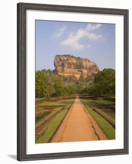 The Rock Fortress of Sigiriya (Lion Rock), Unesco World Heritage Site, Sri Lanka, Asia-Gavin Hellier-Framed Photographic Print