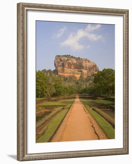 The Rock Fortress of Sigiriya (Lion Rock), Unesco World Heritage Site, Sri Lanka, Asia-Gavin Hellier-Framed Photographic Print