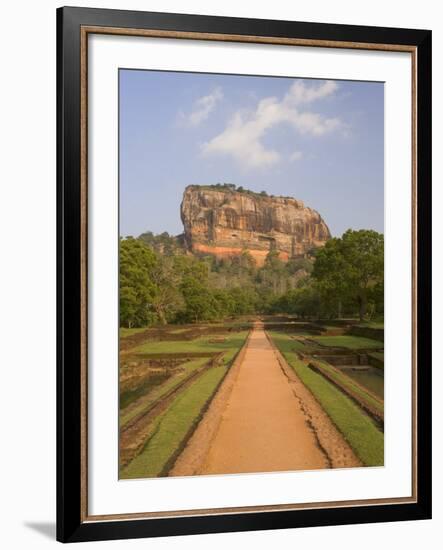 The Rock Fortress of Sigiriya (Lion Rock), Unesco World Heritage Site, Sri Lanka, Asia-Gavin Hellier-Framed Photographic Print