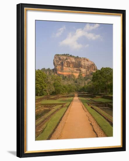 The Rock Fortress of Sigiriya (Lion Rock), Unesco World Heritage Site, Sri Lanka, Asia-Gavin Hellier-Framed Photographic Print