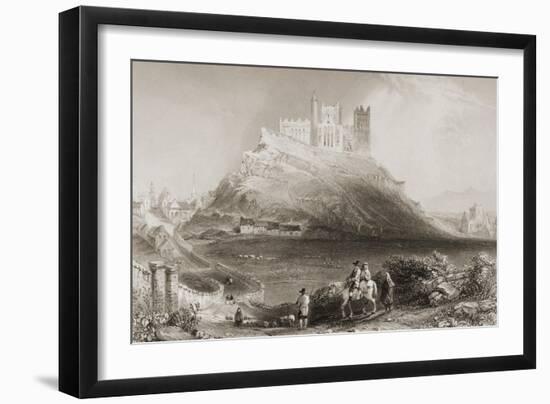 The Rock of Cashel, County Tipperary, Ireland. from 'scenery and Antiquities of Ireland' by…-William Henry Bartlett-Framed Giclee Print