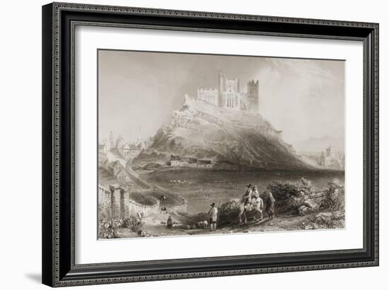 The Rock of Cashel, County Tipperary, Ireland. from 'scenery and Antiquities of Ireland' by…-William Henry Bartlett-Framed Giclee Print