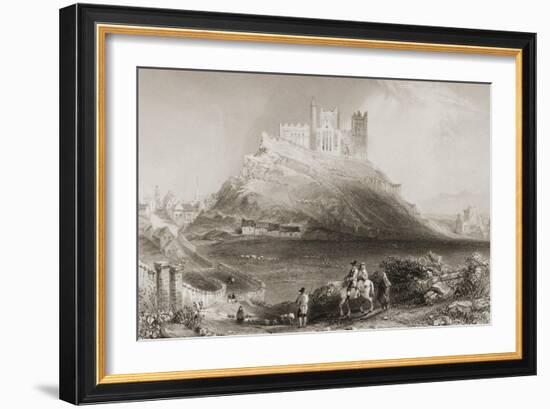 The Rock of Cashel, County Tipperary, Ireland. from 'scenery and Antiquities of Ireland' by…-William Henry Bartlett-Framed Giclee Print