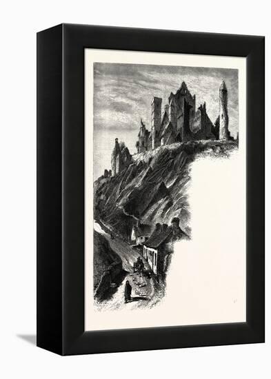 The Rock of Cashel, Ireland-null-Framed Premier Image Canvas