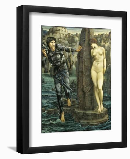 The Rock of Doom, 1885-86-Edward Burne-Jones-Framed Giclee Print