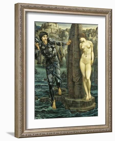 The Rock of Doom, 1885-86-Edward Burne-Jones-Framed Giclee Print