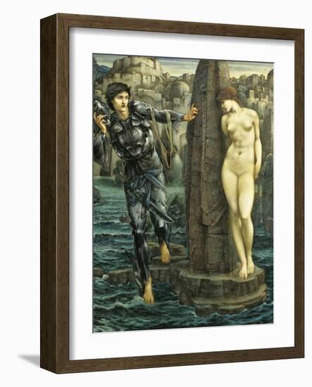 The Rock of Doom, 1885-86-Edward Burne-Jones-Framed Giclee Print