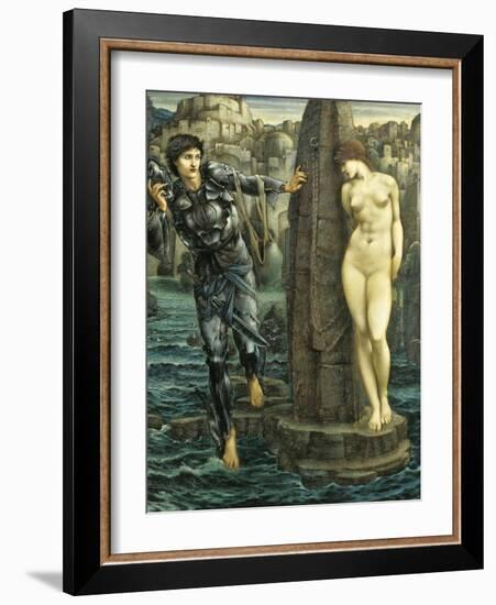 The Rock of Doom, 1885-86-Edward Burne-Jones-Framed Giclee Print