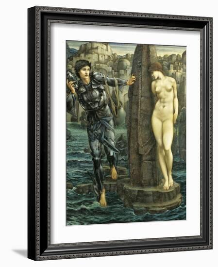 The Rock of Doom, 1885-86-Edward Burne-Jones-Framed Giclee Print