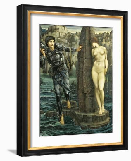 The Rock of Doom, 1885-86-Edward Burne-Jones-Framed Giclee Print