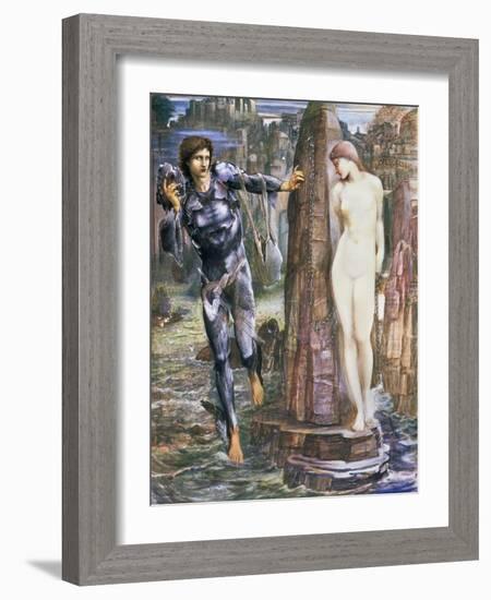 The Rock of Doom, C.1876-Edward Burne-Jones-Framed Giclee Print