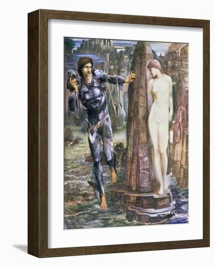 The Rock of Doom, C.1876-Edward Burne-Jones-Framed Giclee Print