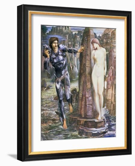 The Rock of Doom, C.1876-Edward Burne-Jones-Framed Giclee Print