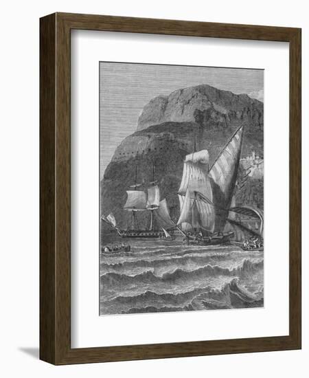 'The Rock of Gibraltar', c1880-Unknown-Framed Giclee Print