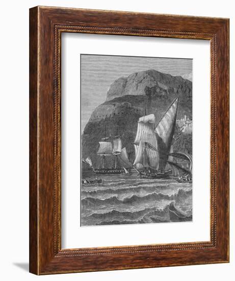 'The Rock of Gibraltar', c1880-Unknown-Framed Giclee Print