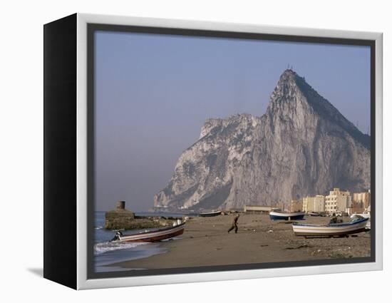 The Rock of Gibraltar, Mediterranean-Charles Bowman-Framed Premier Image Canvas