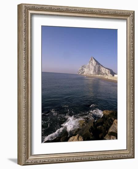 The Rock of Gibraltar, Mediterranean-Charles Bowman-Framed Photographic Print