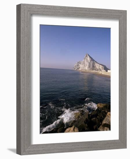 The Rock of Gibraltar, Mediterranean-Charles Bowman-Framed Photographic Print