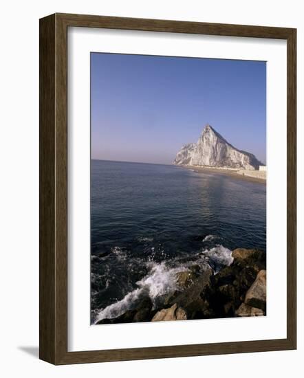 The Rock of Gibraltar, Mediterranean-Charles Bowman-Framed Photographic Print