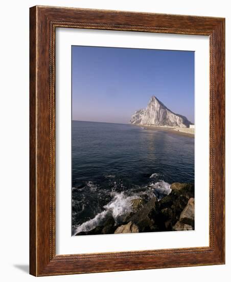 The Rock of Gibraltar, Mediterranean-Charles Bowman-Framed Photographic Print