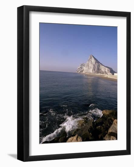 The Rock of Gibraltar, Mediterranean-Charles Bowman-Framed Photographic Print