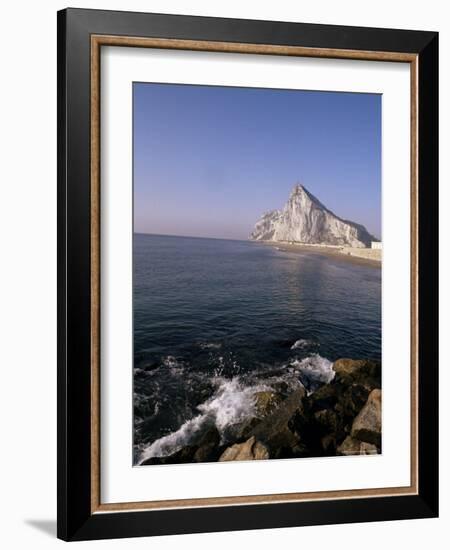 The Rock of Gibraltar, Mediterranean-Charles Bowman-Framed Photographic Print