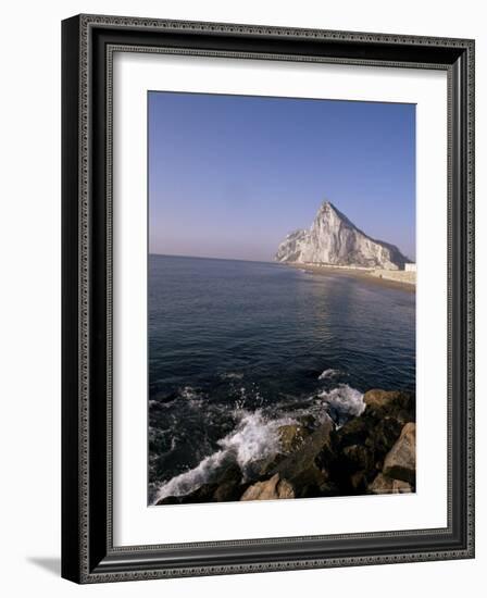 The Rock of Gibraltar, Mediterranean-Charles Bowman-Framed Photographic Print