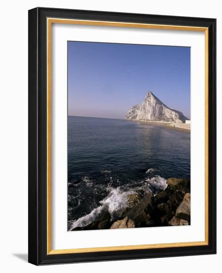 The Rock of Gibraltar, Mediterranean-Charles Bowman-Framed Photographic Print