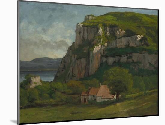 The Rock of Hautepierre, C.1869-Gustave Courbet-Mounted Giclee Print