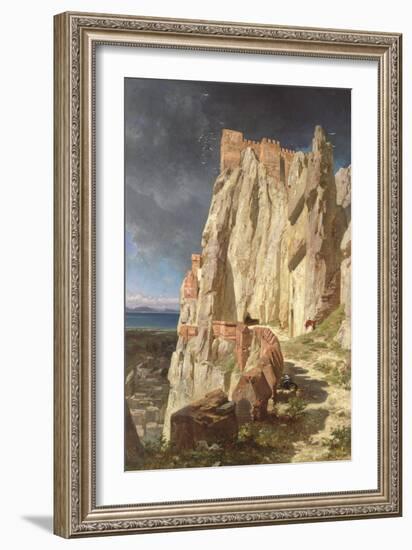 The Rock of Vann, Kurdistan, 1901-Jules Joseph Augustin Laurens-Framed Giclee Print