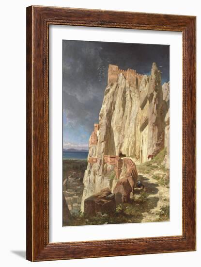 The Rock of Vann, Kurdistan, 1901-Jules Joseph Augustin Laurens-Framed Giclee Print