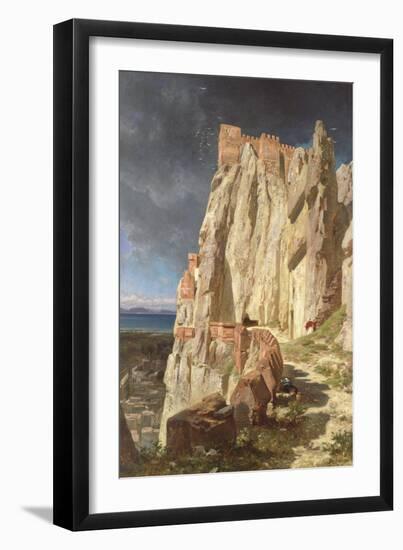 The Rock of Vann, Kurdistan, 1901-Jules Joseph Augustin Laurens-Framed Giclee Print