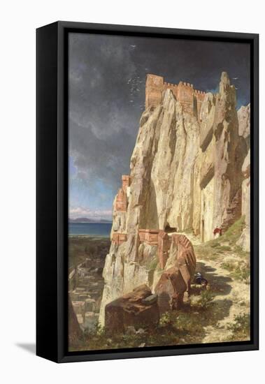 The Rock of Vann, Kurdistan, 1901-Jules Joseph Augustin Laurens-Framed Premier Image Canvas